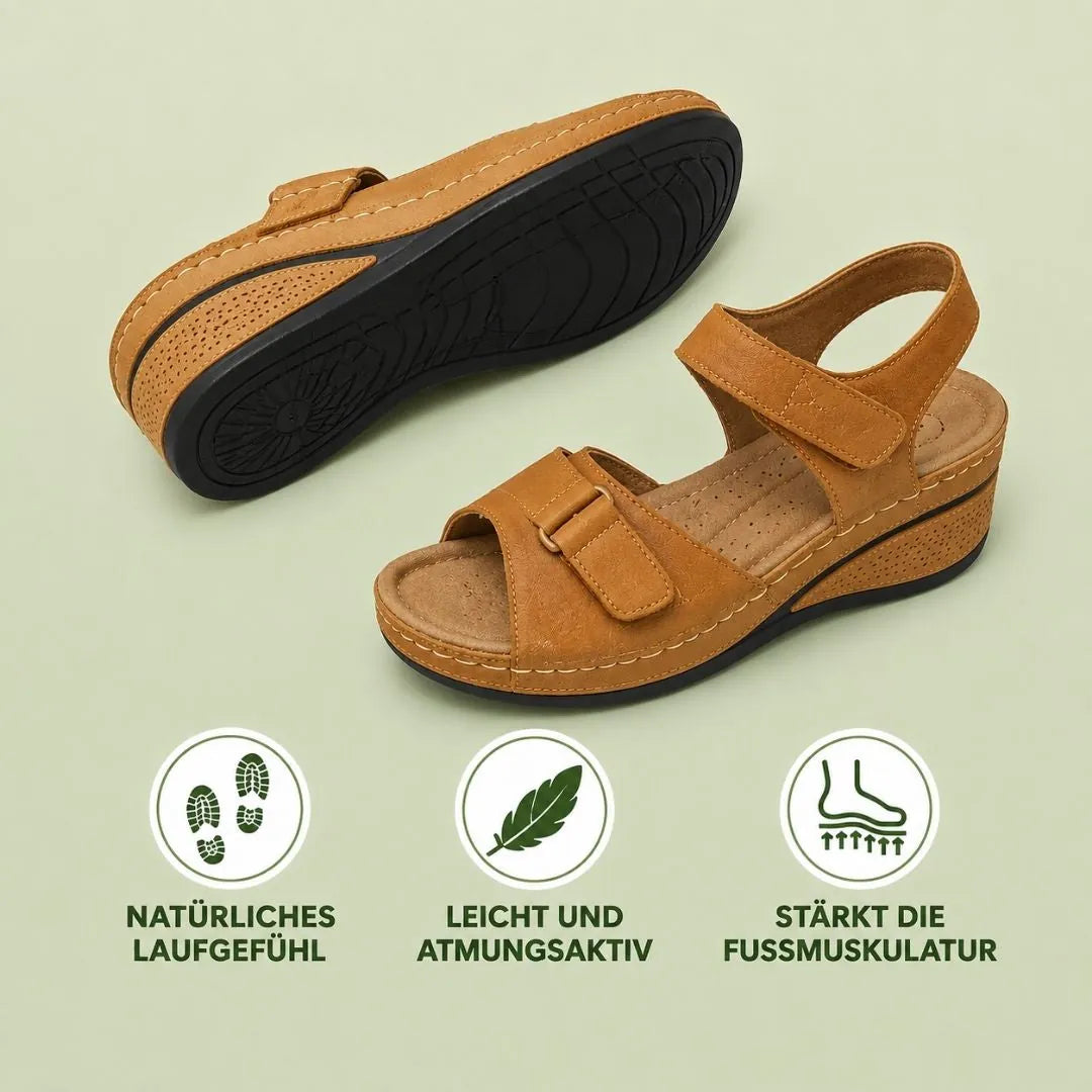 Orthopädische Komfort-Sandalen | Ergonomisches Fußbett · Rutschfest · Federleicht
