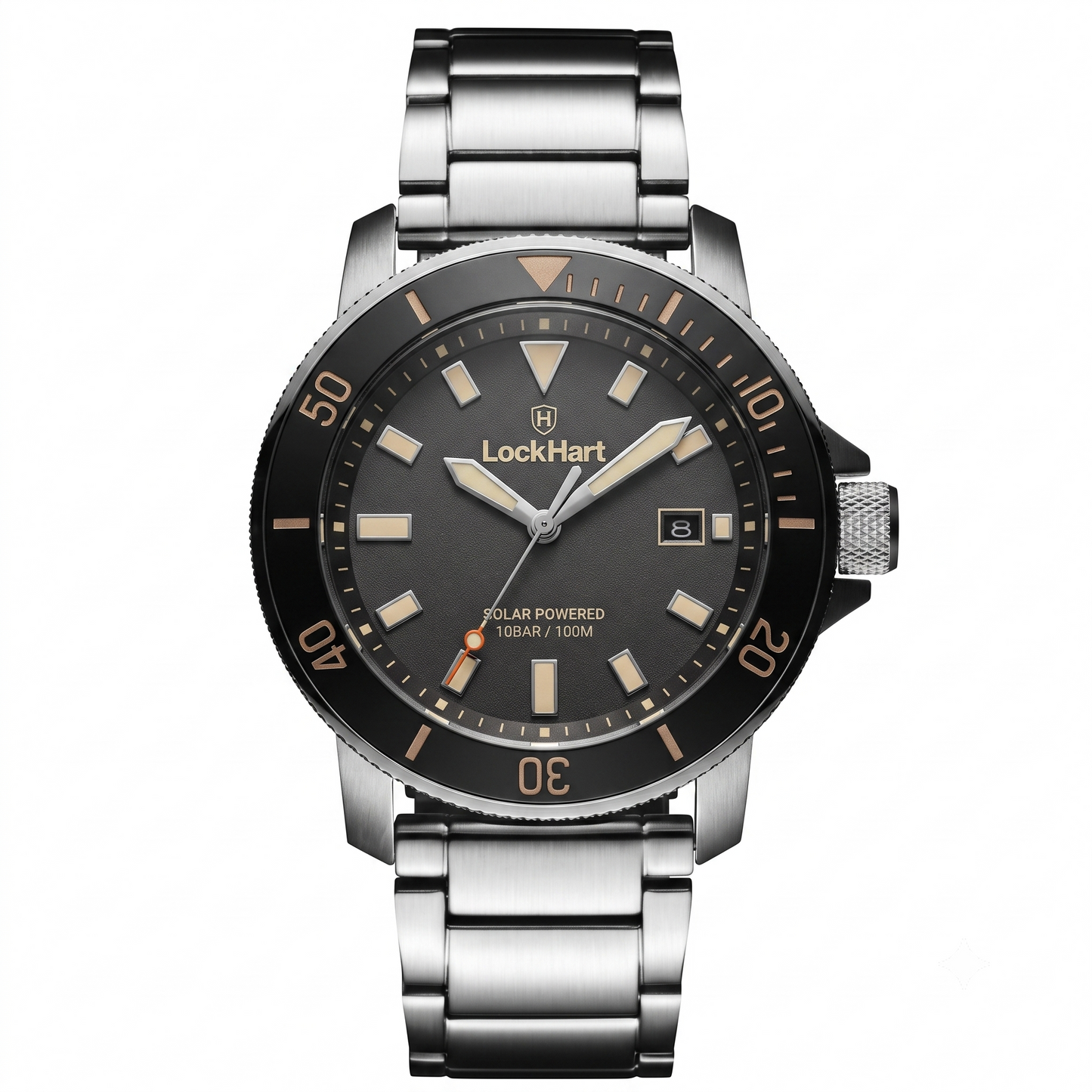 LockHart Vector | 40mm | Graphite Bronze