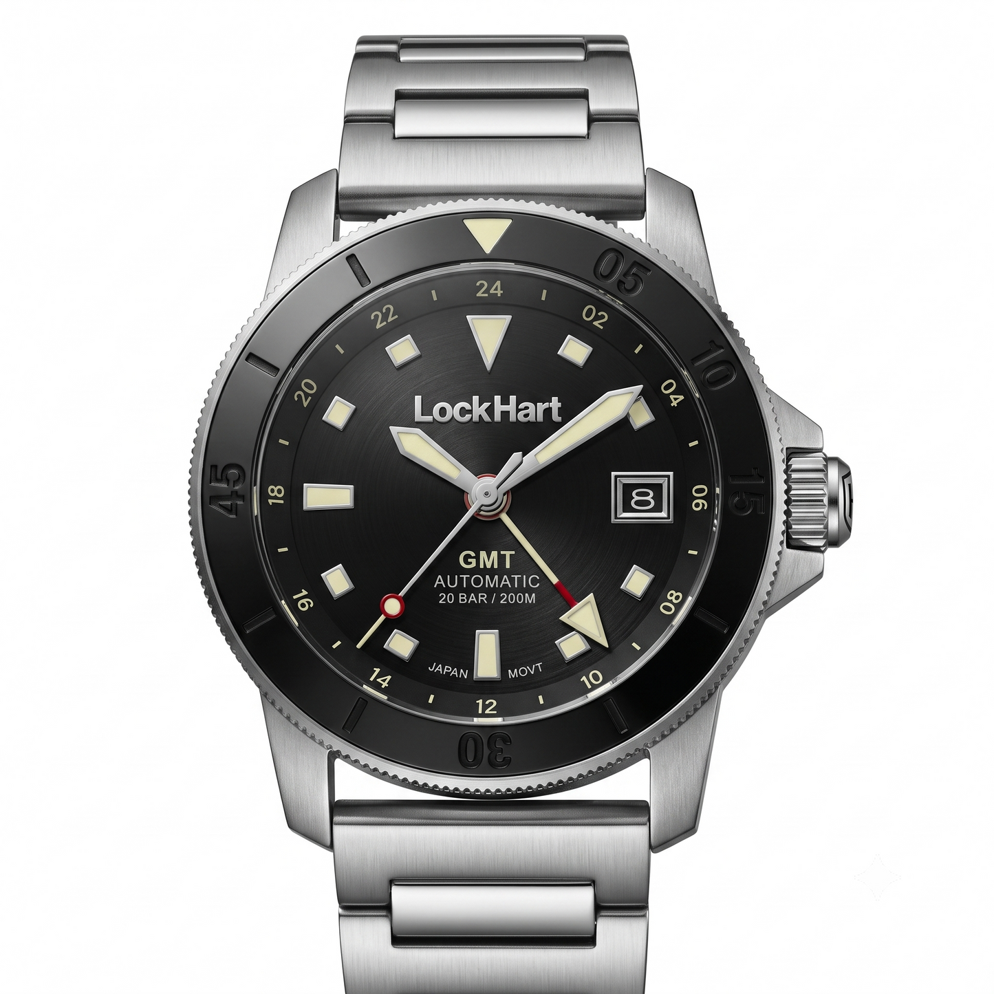 LockHart Longitude | 42mm | Arctic Steel