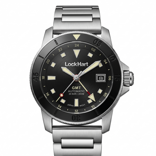 LockHart Longitude | 42mm | Arctic Steel