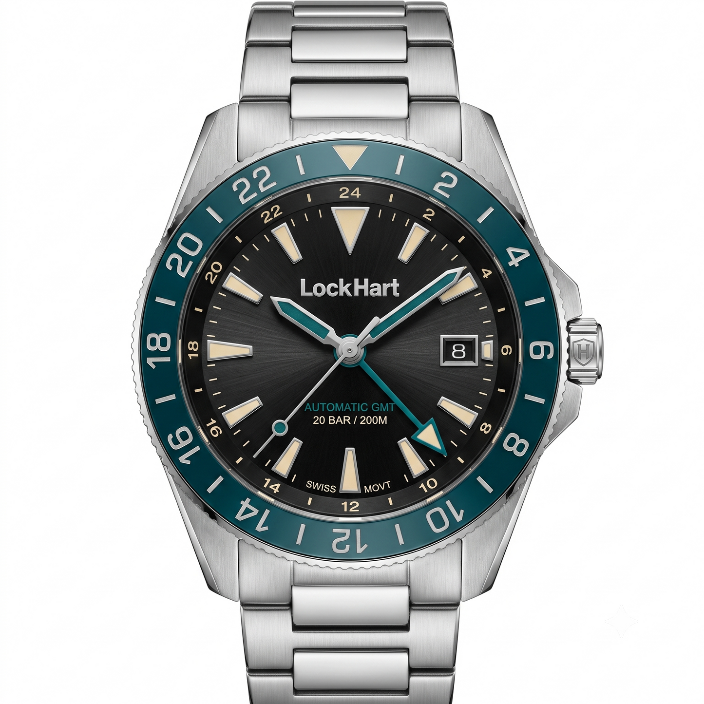 LockHart Longitude | 42mm | Arctic Teal