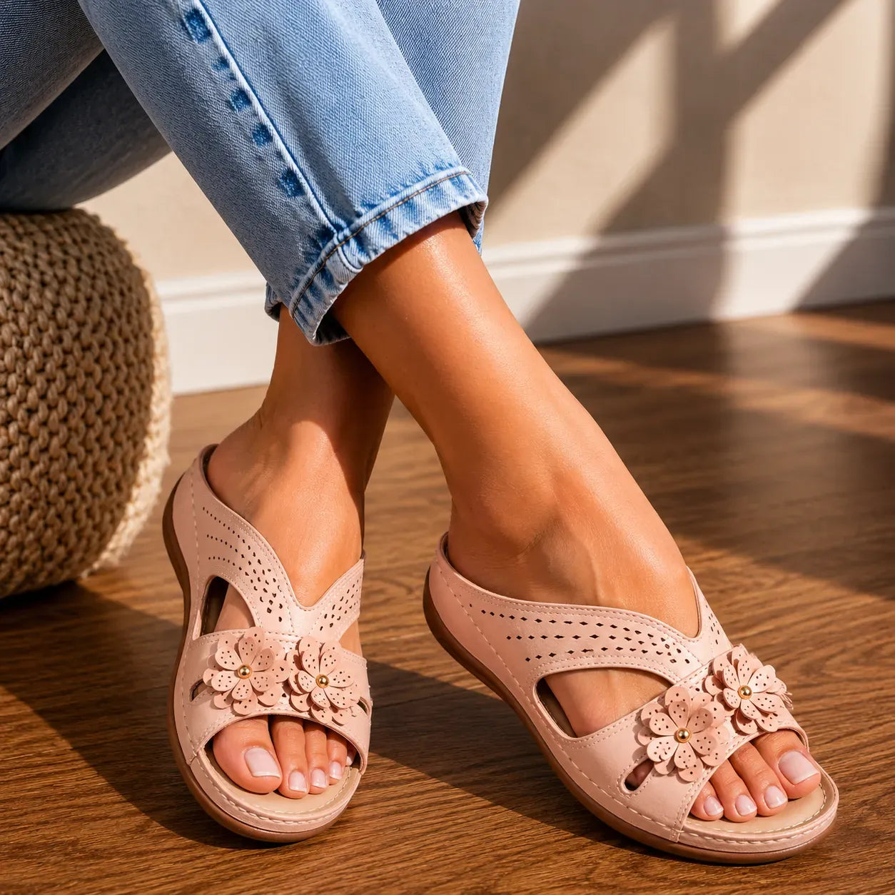 Orthopädische Damen-Komfortsandalen | Ergonomisches Fußbett · Leicht