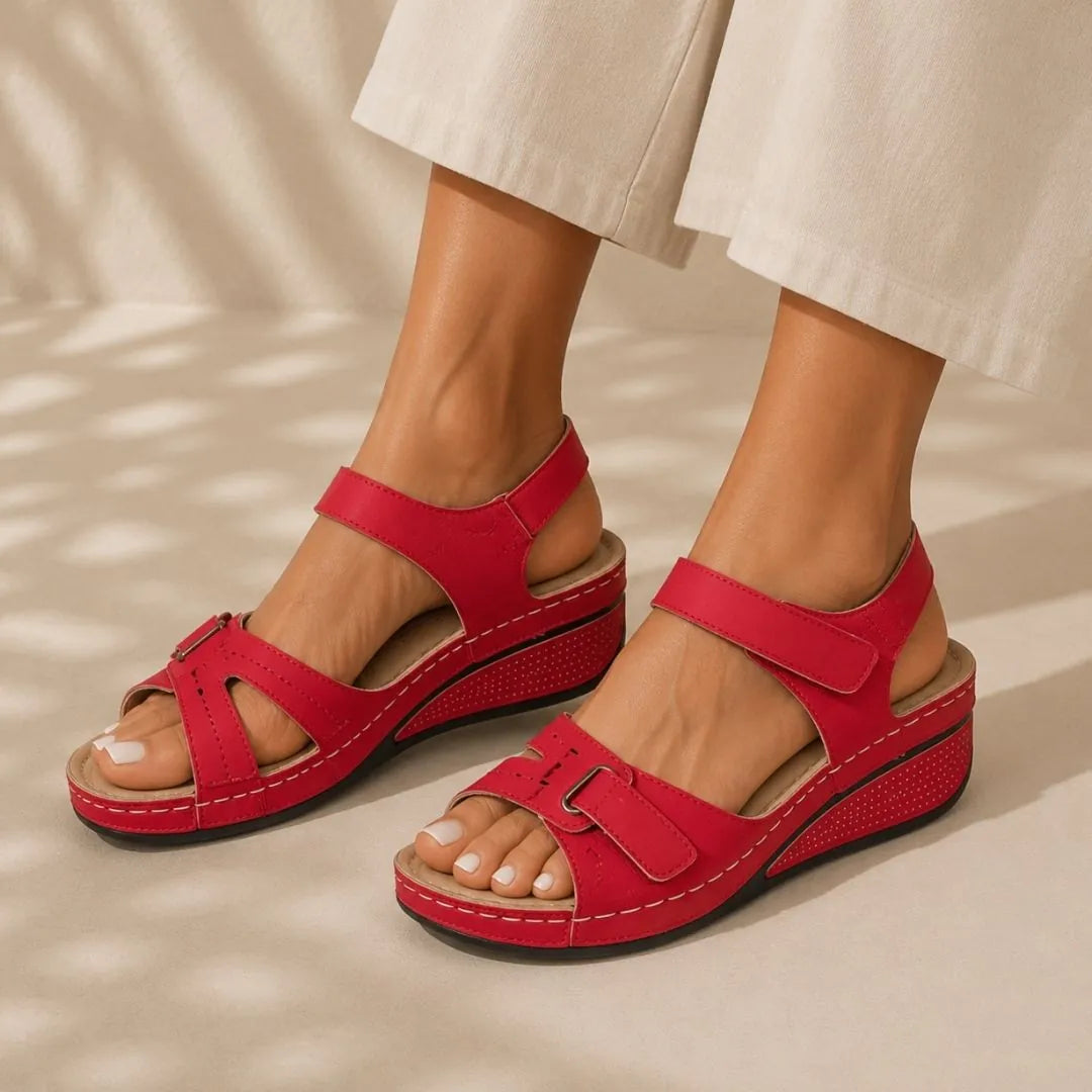 Orthopädische Komfort-Sandalen | Ergonomisches Fußbett · Rutschfest · Federleicht