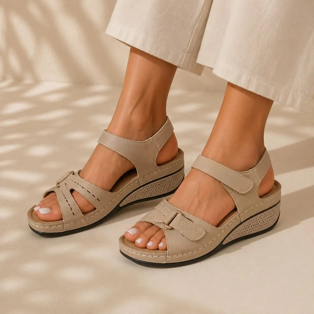 Orthopädische Komfort-Sandalen | Ergonomisches Fußbett · Rutschfest · Federleicht
