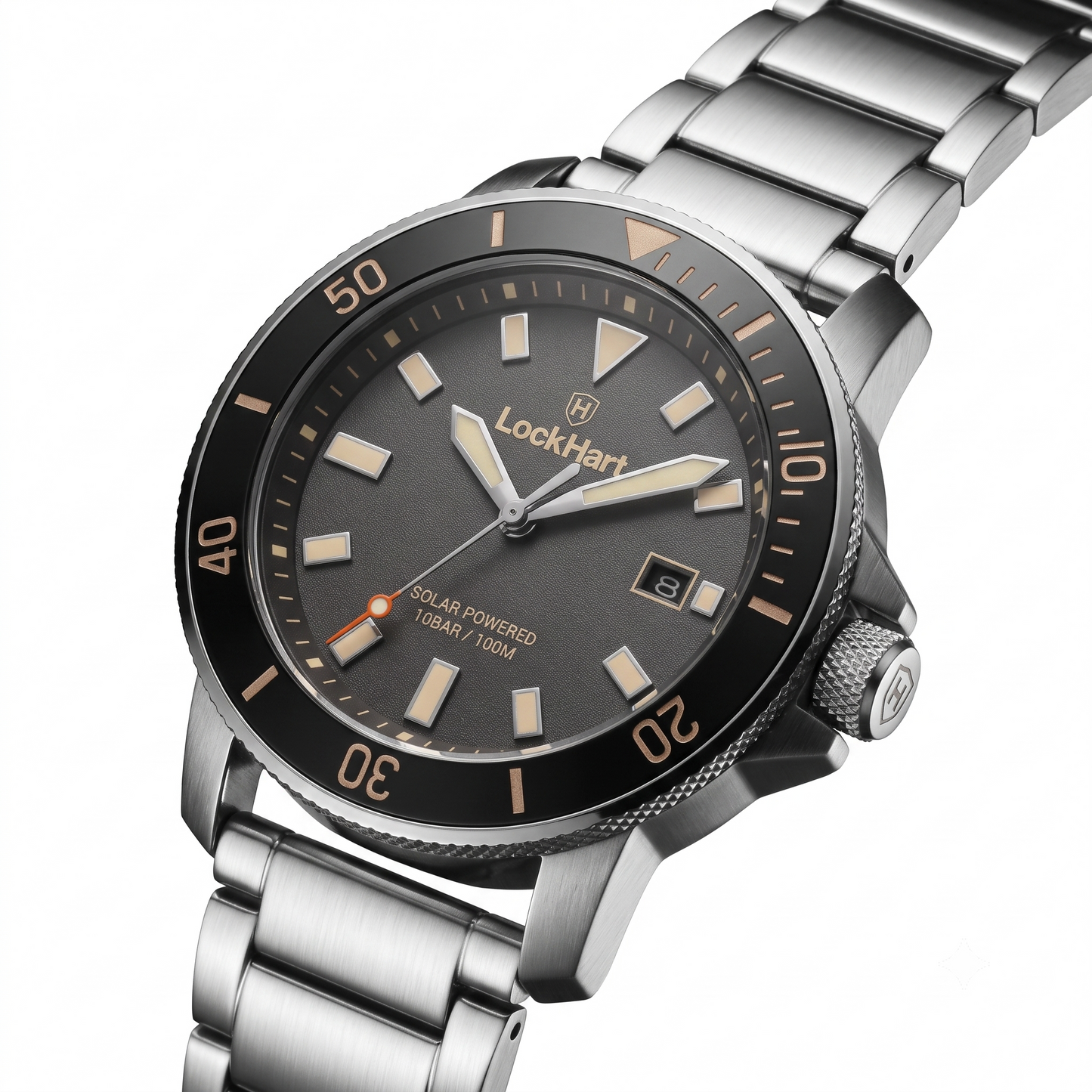 LockHart Vector | 40mm | Graphite Bronze