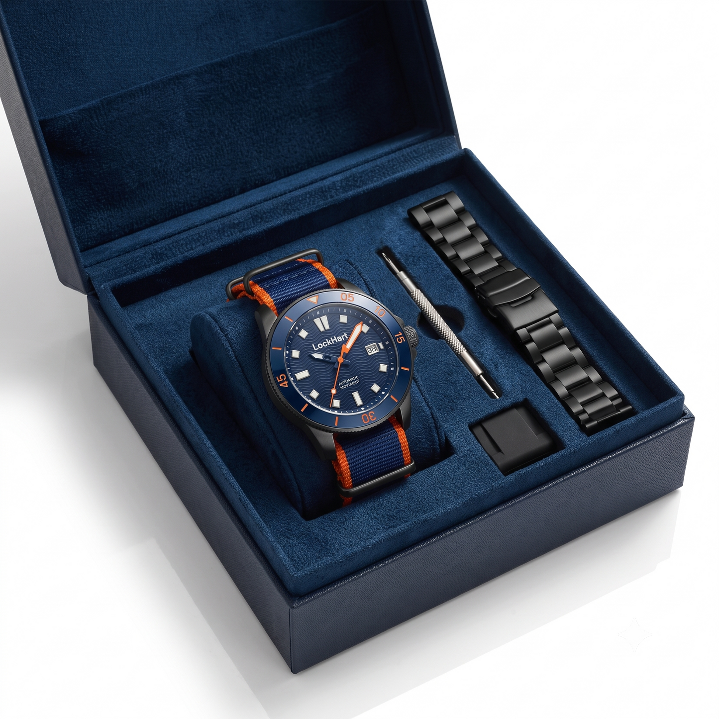 LockHart Mariner | 40mm | Ocean Flame