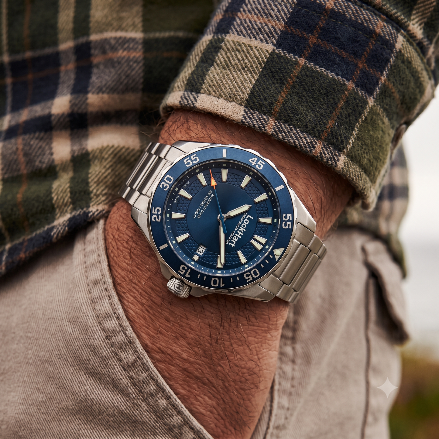 LockHart Vector | 40mm | Azure Blue