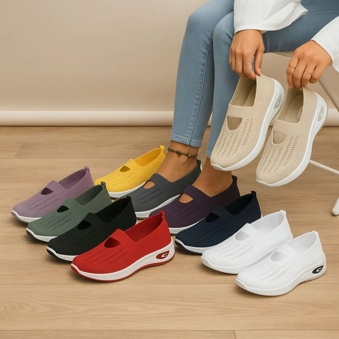 Orthopädische Damen-Komfortschuhe | Atmungsaktiv · Rutschfest