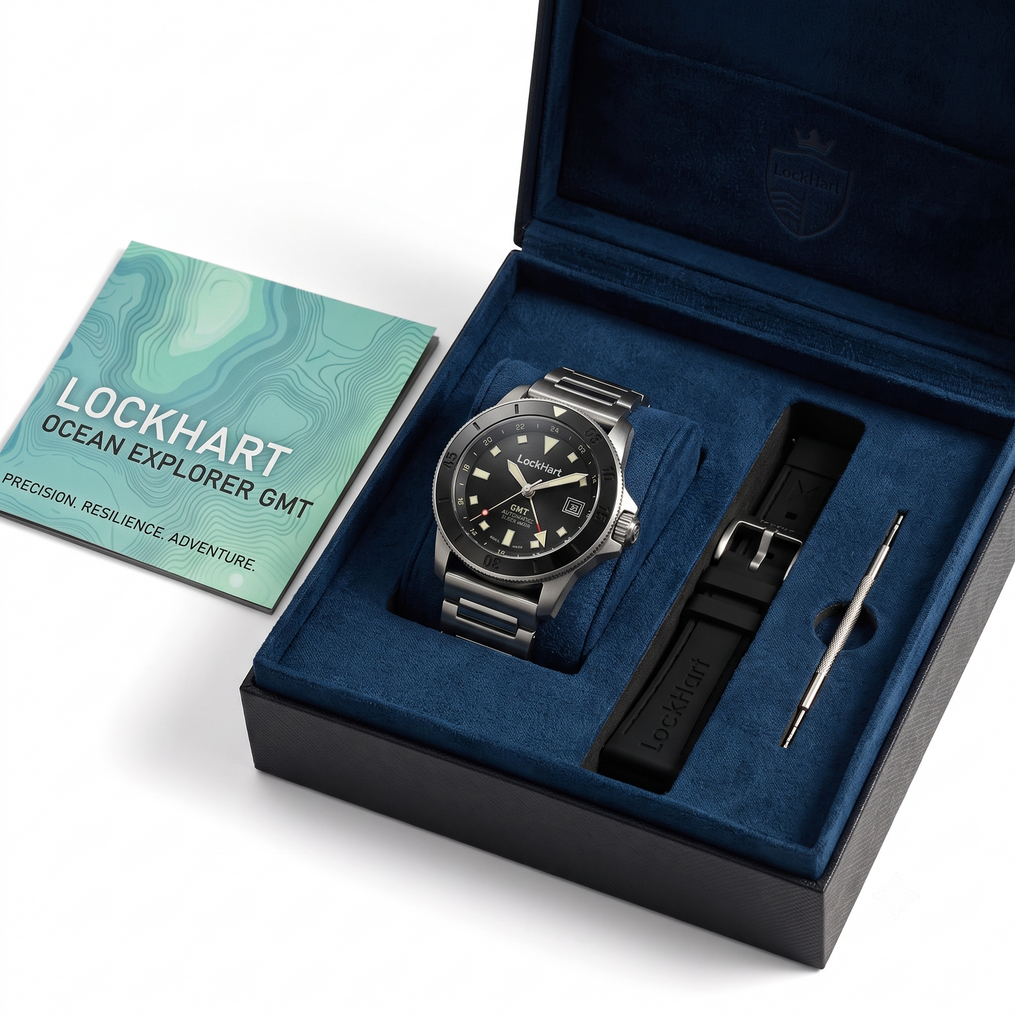 LockHart Longitude | 42mm | Arctic Steel