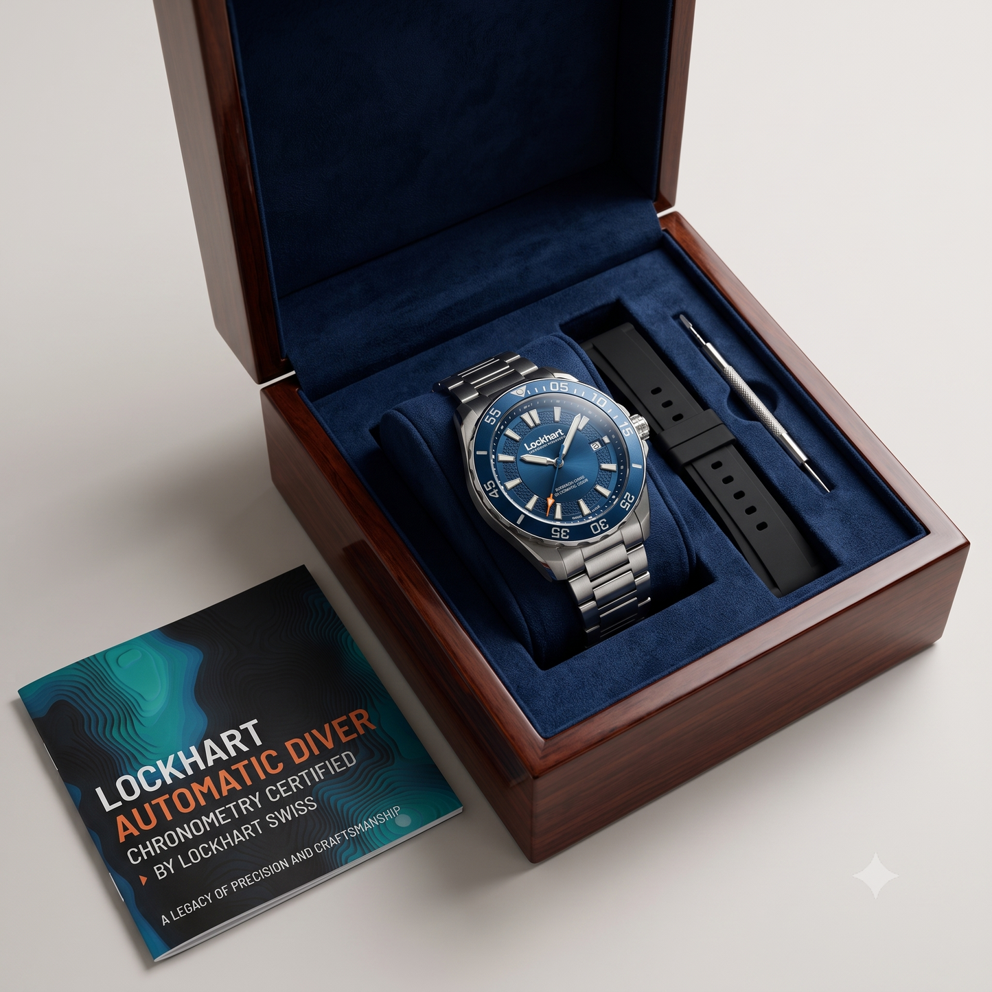 LockHart Vector | 40mm | Azure Blue
