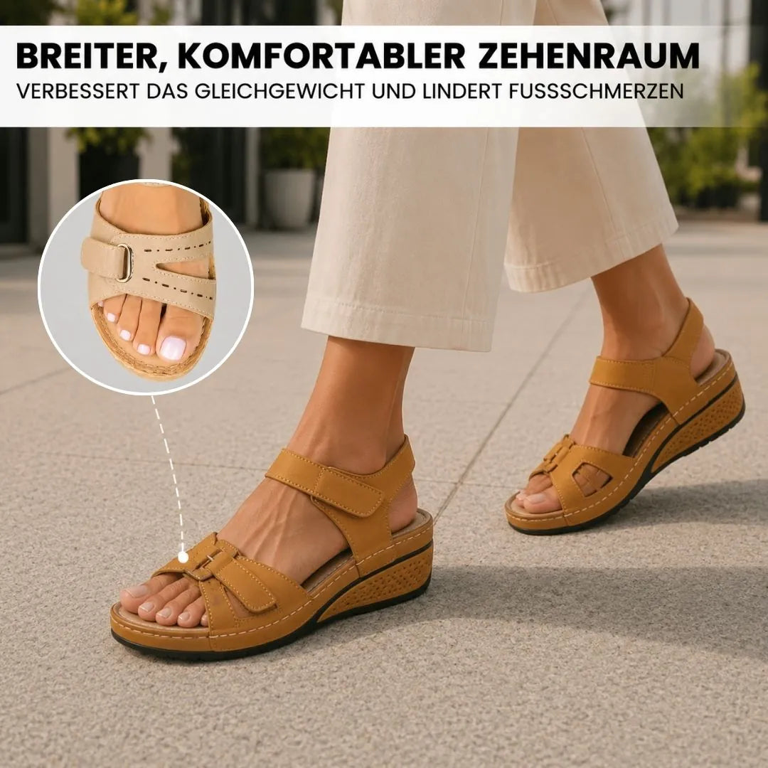 Orthopädische Komfort-Sandalen | Ergonomisches Fußbett · Rutschfest · Federleicht