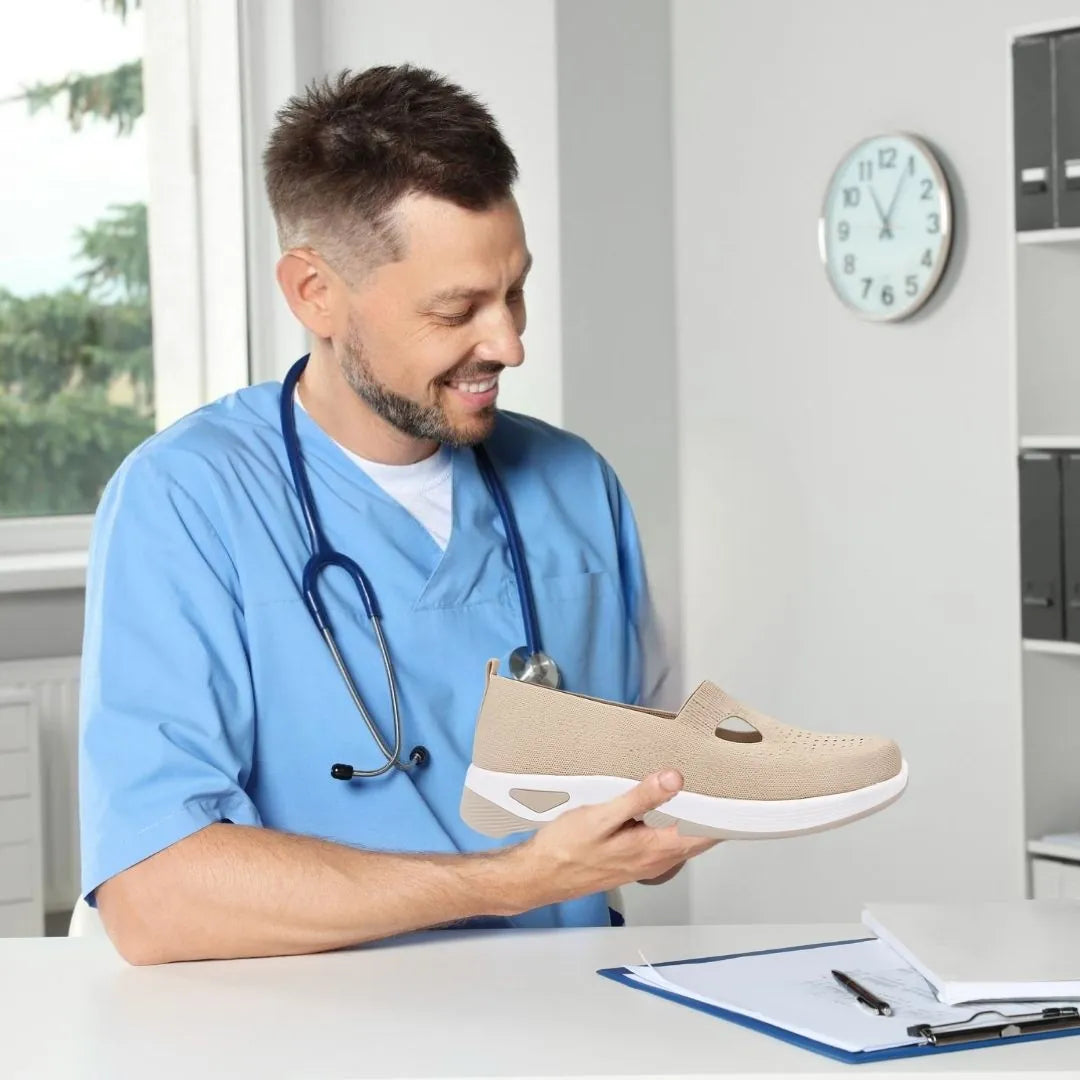 Orthopädische Damen-Komfortschuhe | Atmungsaktiv · Rutschfest