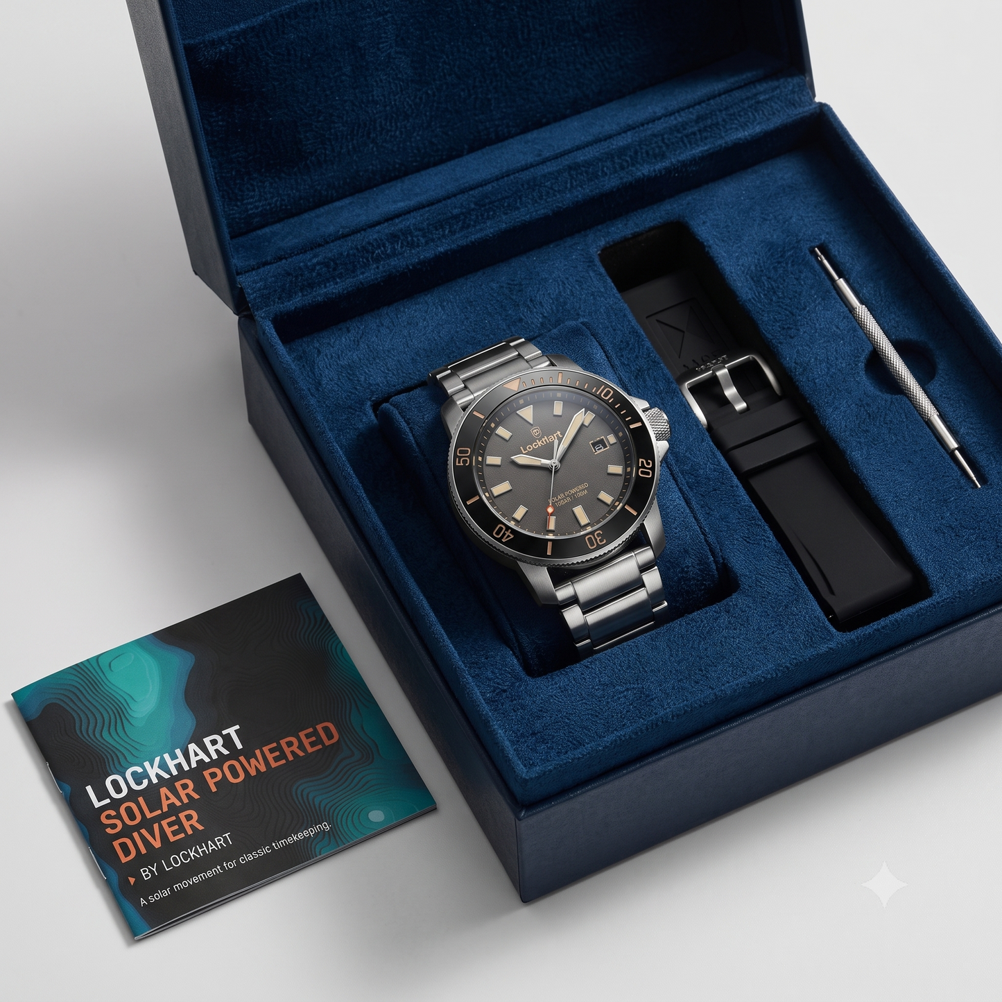 LockHart Vector | 40mm | Graphite Bronze