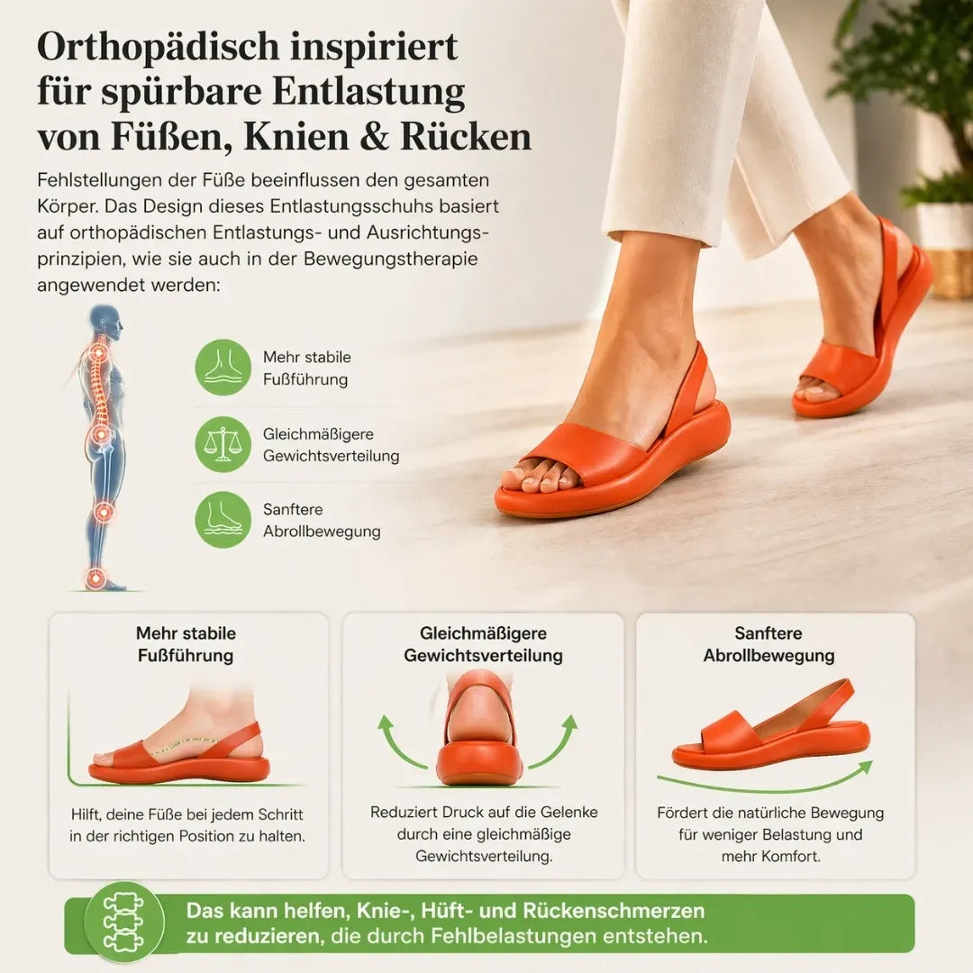 Orthopädische Komfort-Sandalen für Damen | Rutschfest & Federleicht