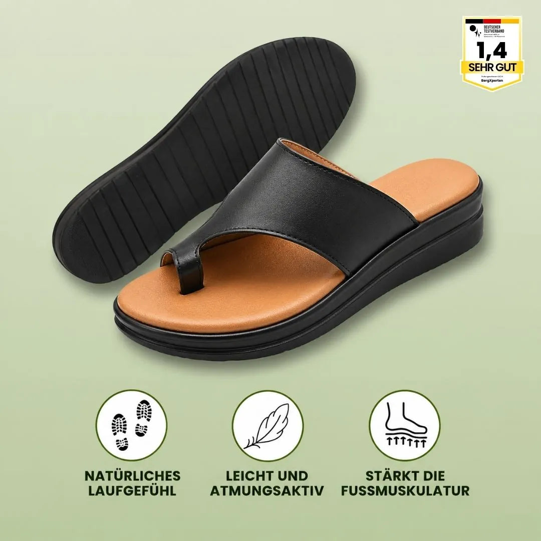 Orthopädische Damen-Pantoletten | Ergonomisches Fußbett · Rutschfest
