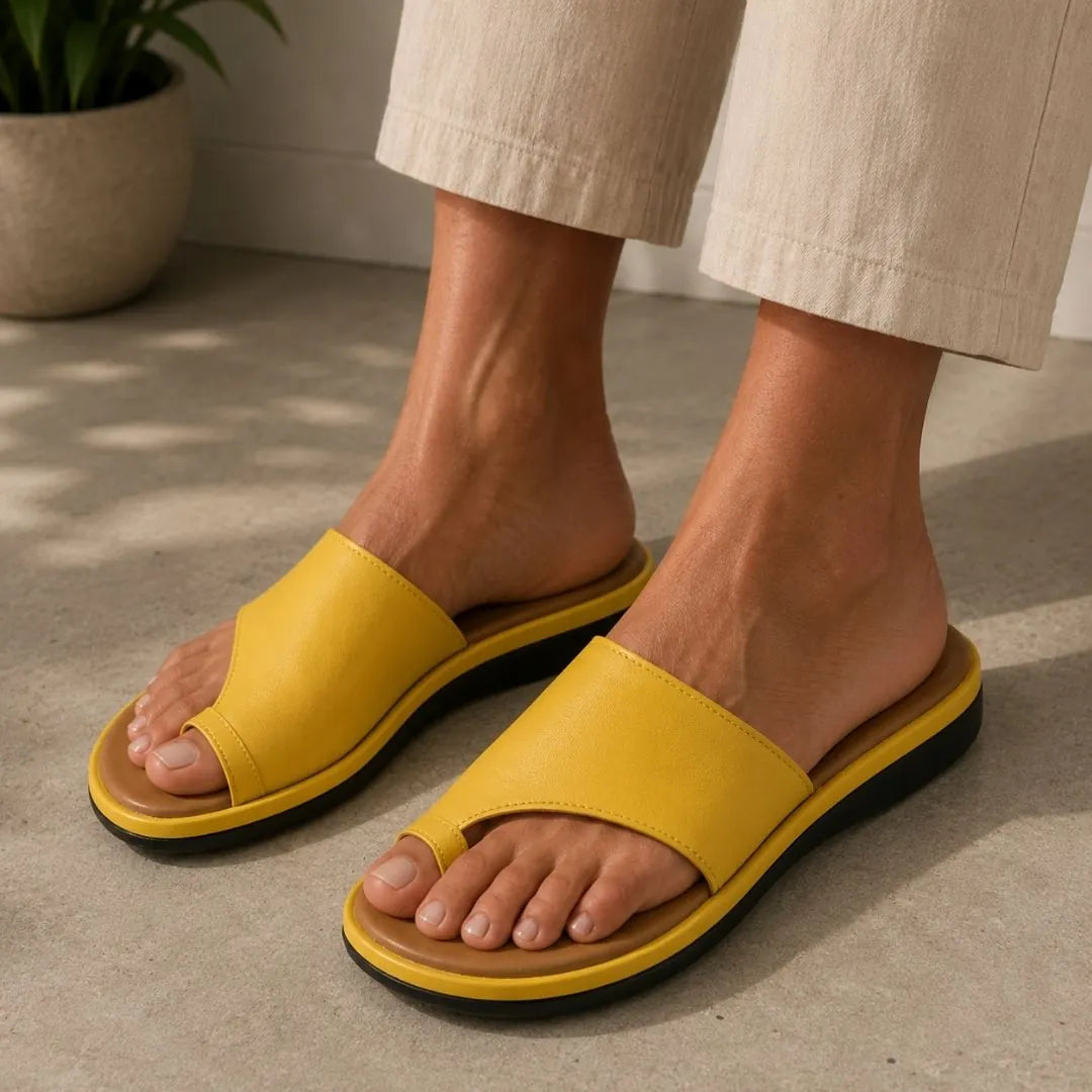 Orthopädische Damen-Pantoletten | Ergonomisches Fußbett · Rutschfest