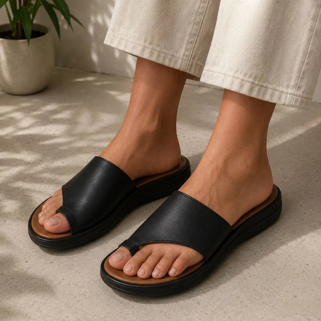 Orthopädische Damen-Pantoletten | Ergonomisches Fußbett · Rutschfest